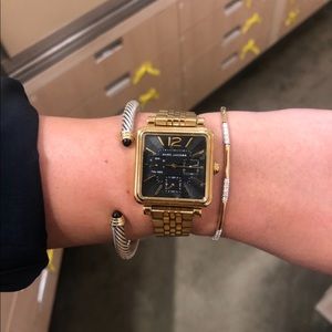 David Yurman cable bracelet black onyx